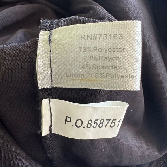 Boston Proper Speckled Metallic Bronze Fan Pleats Cap Sleeve Sheath Dress L - Picture 11 of 11